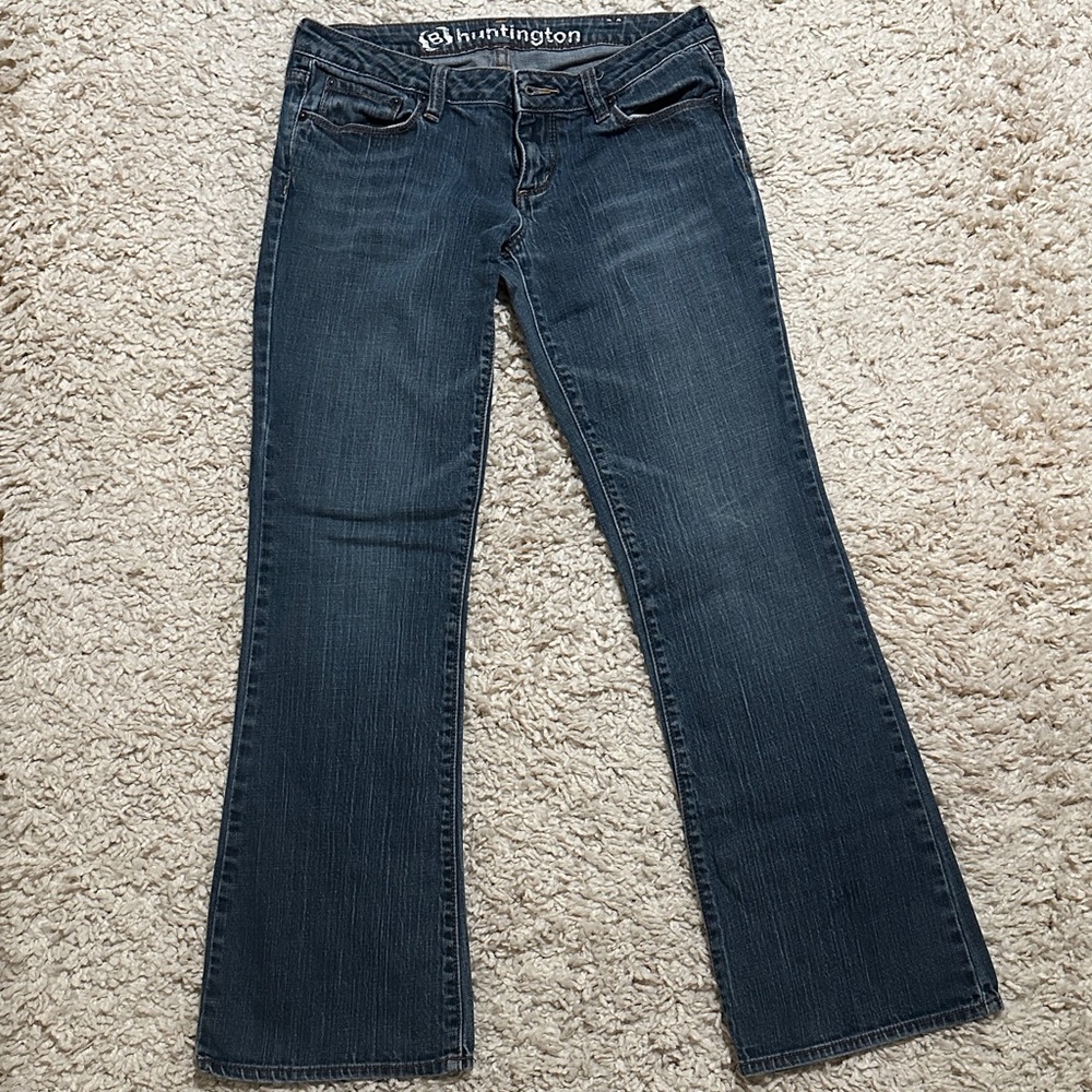 Flare Leg Blue Jeans